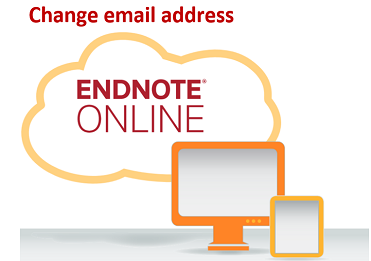 Change email address in EndNote Online