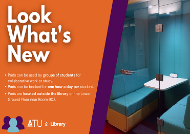 New Library Study Pods